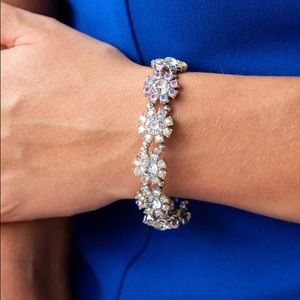 Premium Perennial Multi -Iridescent Rhinestone Bracelet